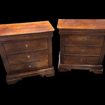 Virginia House Solid Woods Bedside End Tables