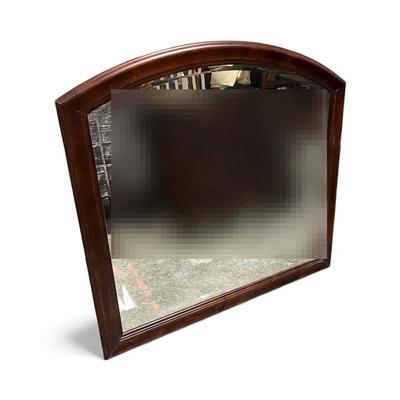 Louis Phillipe Landscape Cappuccino Beveled Mirror