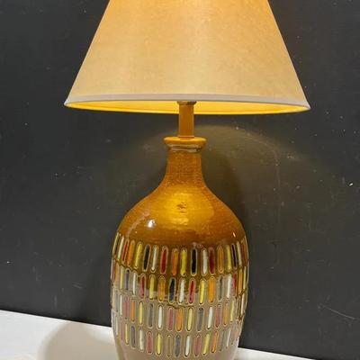 Mid-Century Italian Pottery Table Lamp