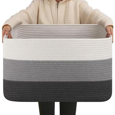 4 Extra Large Rope Baskets New In Box Never Used