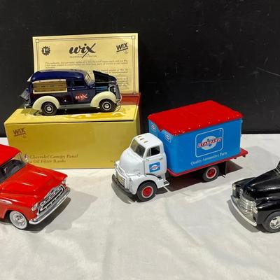 Wix Filter Bank, Ertl Bank + More Model Cars