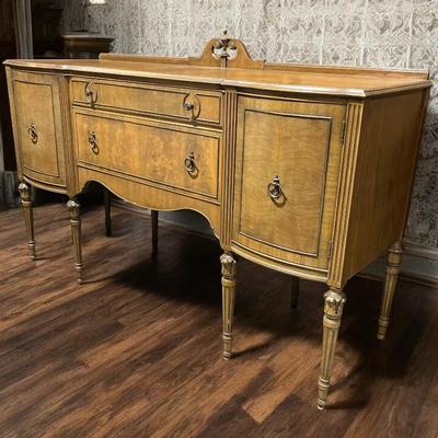 Vintage Swiss Craft Deco Sideboard/Buffet 