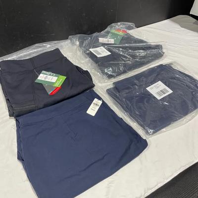 L.L. Bean PrimaLoft Therma-Stretch Fleece Tights 3x New With Tags Perfect Fit Crop Bottoms Two Pair