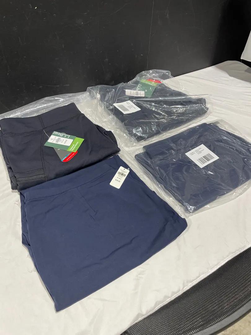 L.L. Bean PrimaLoft Therma-Stretch Fleece Tights 3x New With Tags Perfect Fit Crop Bottoms Two Pair