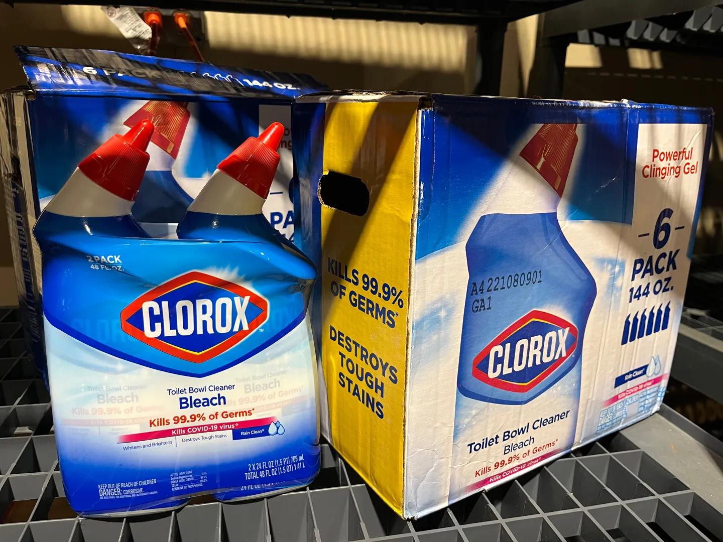 Clorox Bleach Cleaner Bulk New Unopened 