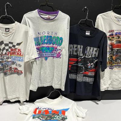 Vintage 90s Single Stitch Cotton Nascar Racing T-Shirt Collection