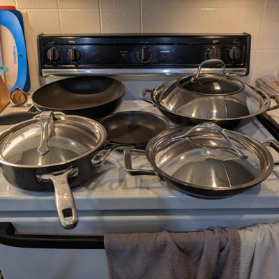 Sale Photo Thumbnail #25: Analon Pans & Wok