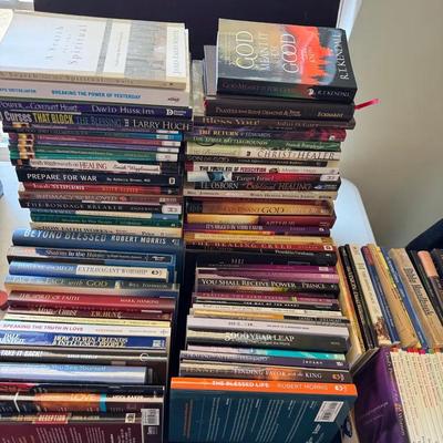 Lot 156: Huge Lot Of Religious And Inspirational Books
