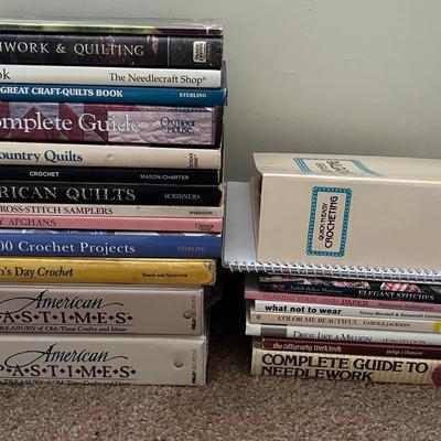 Lot 305: Craft Books - Crochet And Quilting