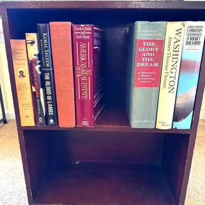 Lot 112:  Small Bookcase With Books