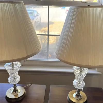 Lot 108:  Pair of Vintage Table Lamps