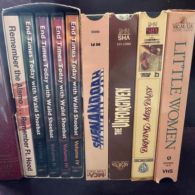 Lot 157: Blast From The Past!!  VHS and DVD’s