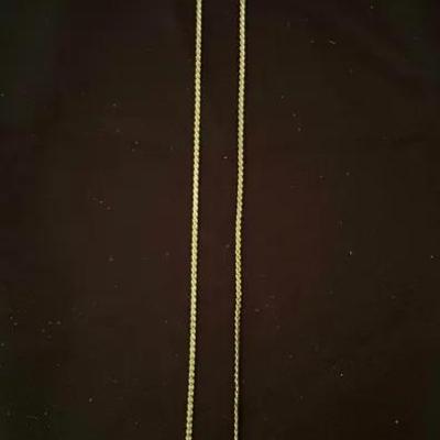 Lot 440: Gold-Filled Necklace with Red Gem Starburst Pendant – Marked GF, 0.09 oz