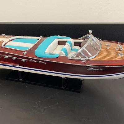 Riva Aquarama Italian Runabout Model Boat