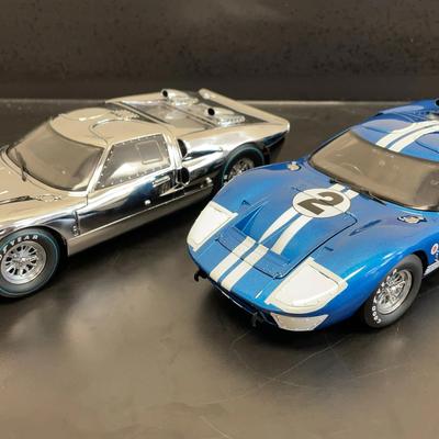 Two Shelby Diecast Model Cars 1:18 Scale 