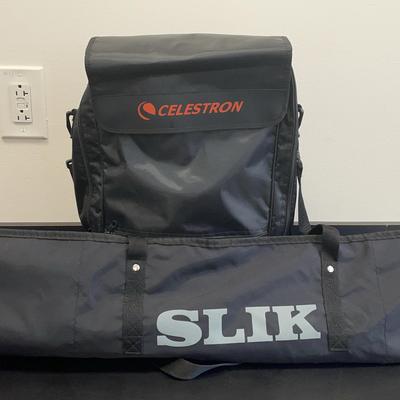 Celestron Sky Master Binoculars & Slik Stand