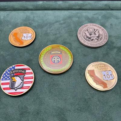 US Military Veteran Challenge Coins