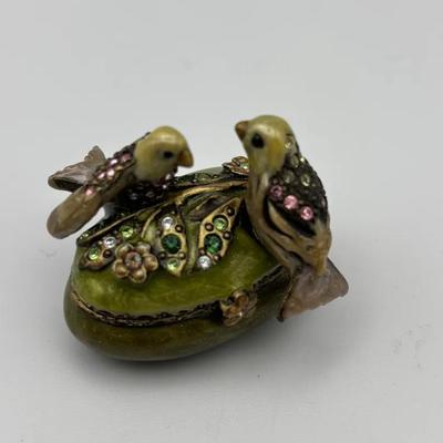 Jay Strongwater Collection Bird Pair With Swarovski Crystal 