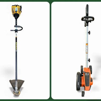 Worx Edger & Cub Cadet 4 Cycle Trimmer 