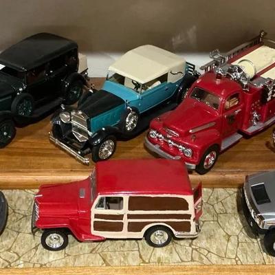 Assorted Diecast Model Cars