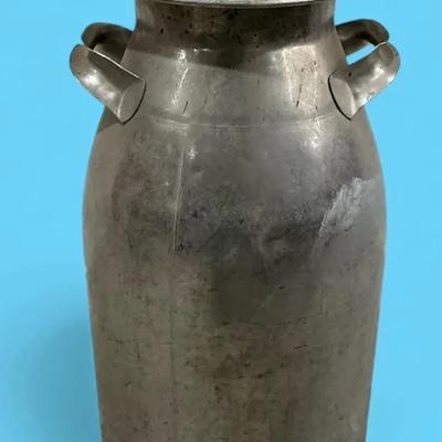 Rustic Metal Milk Jug