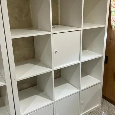 Ikea Kallax White Shelving Unit (B23)