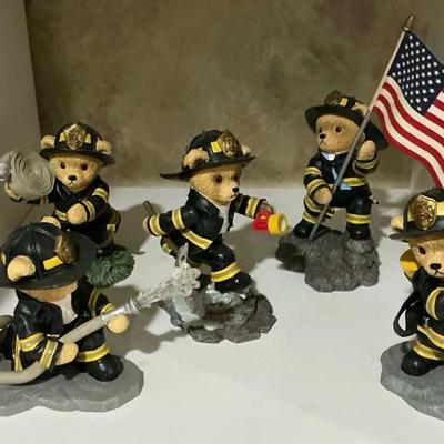 Hamilton Collection Faithful Fuzzies Bear Figures