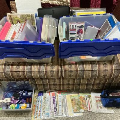 Huge Scrapbooking Supplies Lot
