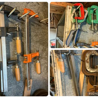 Clamps of Assorted Sizes