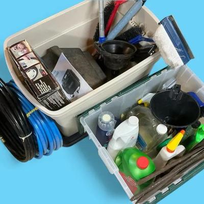 Assorted Car Cleaning & Maintenance Shpplies 