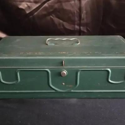 Vintage Fishing Tacklebox + Tackle Lot