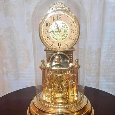 Glass Dome Clock (Made in Japan)