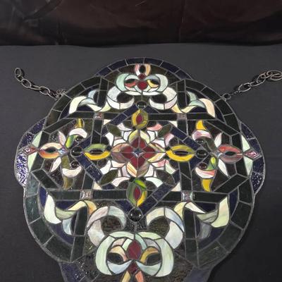 Tiffany-Style Stained Glass Panel