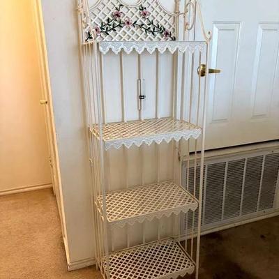 Decorative Metal Collapsible Shelf