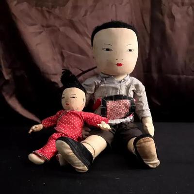 Vintage Ada Lum Handmade Chinese Dolls