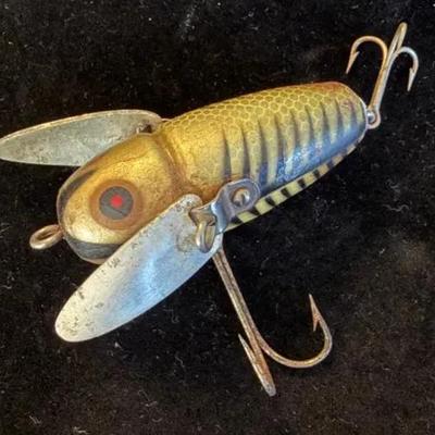 Vintage Heddon Crazy Crawler Fishing Lure