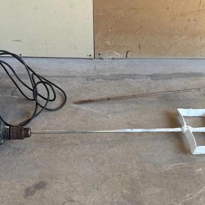 Ryobi Paint Mixer + Shark Steamer 