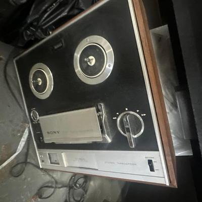 Vintage reel-to-reel tape recorder
