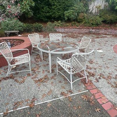 Patio table set