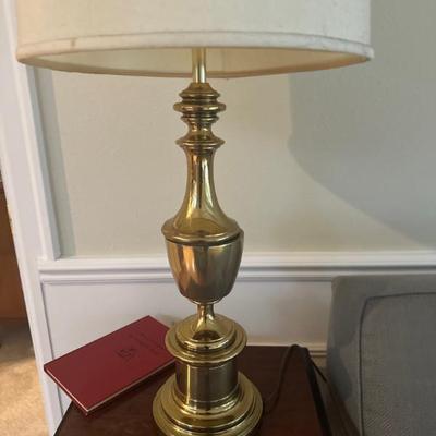 Brass table lamp