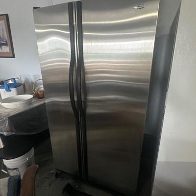 Refrigerator and Freezer - side by side