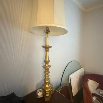 MCM brass table lamp