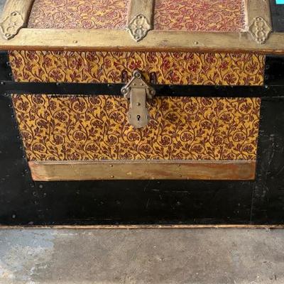 Vintage cedar trunk