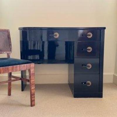 DECO  BLACK DESK 