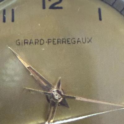 Vintage Girard-Perregaux Gold Dress Watch – Date Window, Swiss Made, 1950s–1960s 