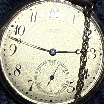 Antique Pocket Watch – Ash Bros Jewelers Zion Illinois in Fortys Gold-Filled Case