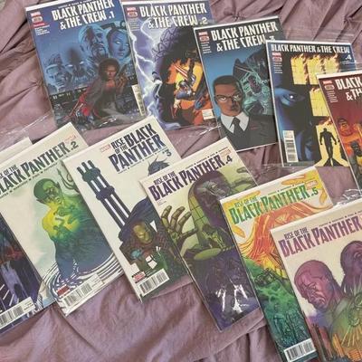 Marvel Black Panther Lot – Rise of the Black Panther #1–6 (Complete) + Black Panther & The Crew #1–4