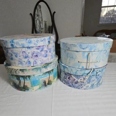 Set A Four Nesting Hat Boxes