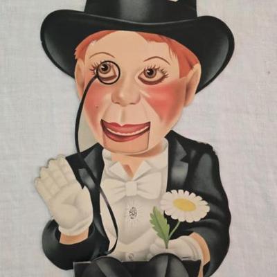 Sale Photo Thumbnail #61: Vintage Charlie McArthy cut out with original mailer. 
