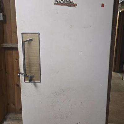 Sale Photo Thumbnail #11: Available for early sale! 
You must bring help to move up from basement and load yourself. 
Vintage Constellation by Skelgas freezer. Was working before unplugged. Selling as-is. No guarantees.